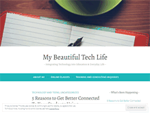 Tablet Screenshot of mybeautifultechlife.com
